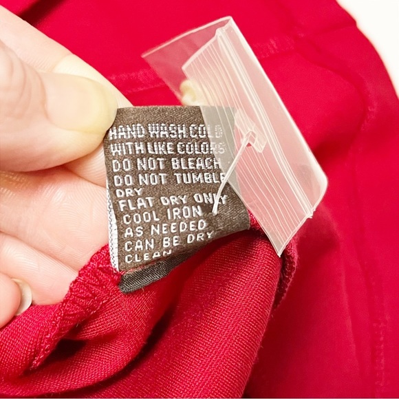 J. McLaughlin Red Long Sleeve Dress - Picture 14 of 16